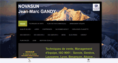 Desktop Screenshot of novasun.fr